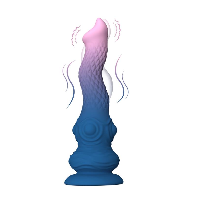 URBAN SKY - DILDO FANTASÍA VIBRACIÓN, OSCILACIÓN Y VENTOSA 23.3 CM