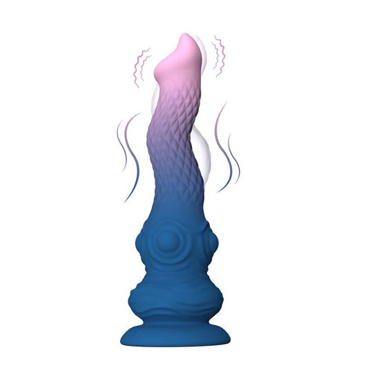 URBAN SKY - DILDO FANTASÍA VIBRACIÓN, OSCILACIÓN Y VENTOSA 23.3 CM