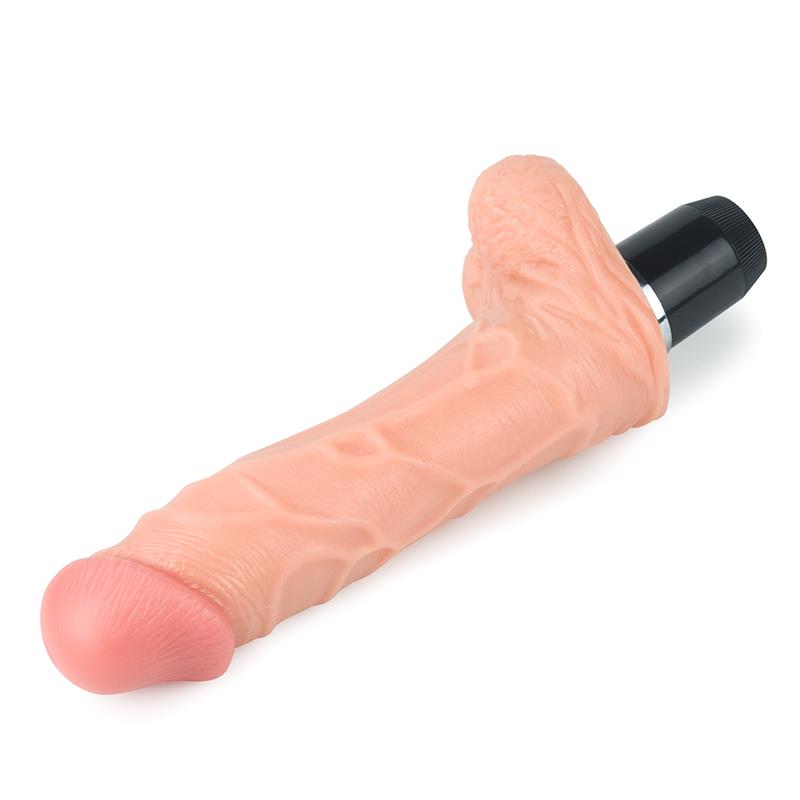 LOVETOY - DILDO FLEXI 9 CON VIBRACIÓN NATURAL