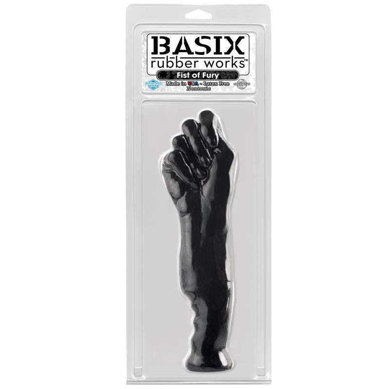 BASIX RUBBER WORKS - DILDO FORMA DE PUÑO FIST OF FURY NEGRO