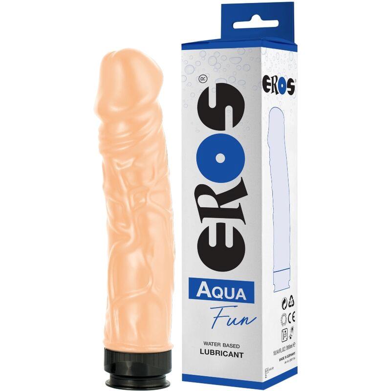 EROS - DILDO FUN CON LUBRICANTE AQUA 300 ML