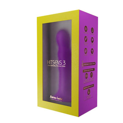 ADRIEN LASTIC - DILDO HITSENS 3 DOBLE DENSIDAD PURPURA
