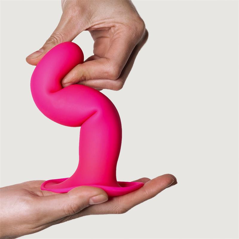 ADRIEN LASTIC - DILDO HITSENS 4 DOBLE DENSIDAD ROSA