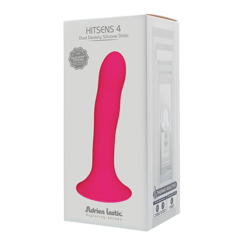 ADRIEN LASTIC - DILDO HITSENS 4 DOBLE DENSIDAD ROSA