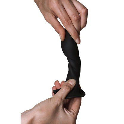 ADRIEN LASTIC - DILDO HITSENS 5 DOBLE DENSIDAD NEGRO