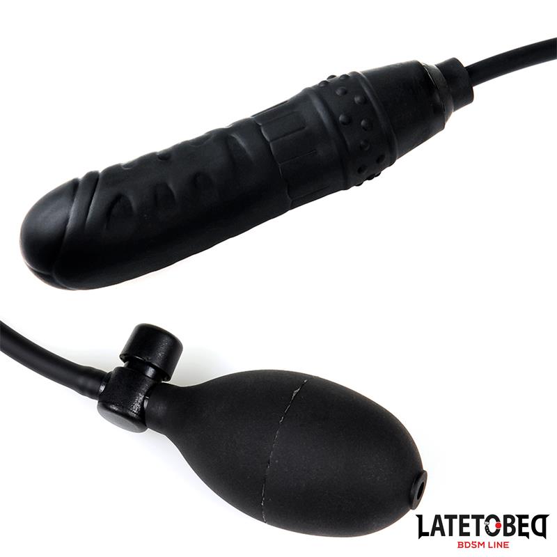 LATETOBED BDSM LINE - DILDO INFLABLE CON BOMBA MANUAL