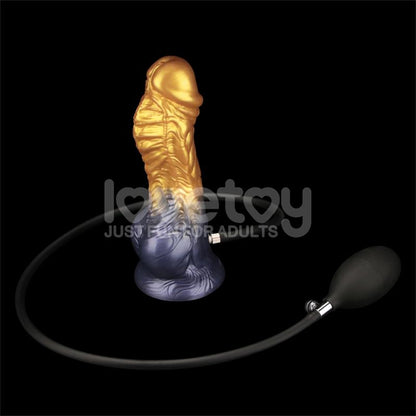 LOVETOY - DILDO INFLABLE SILICONA DUAL DENSITY 8