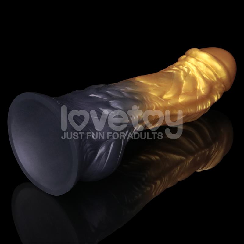 LOVETOY - DILDO INFLABLE SILICONA DUAL DENSITY 8