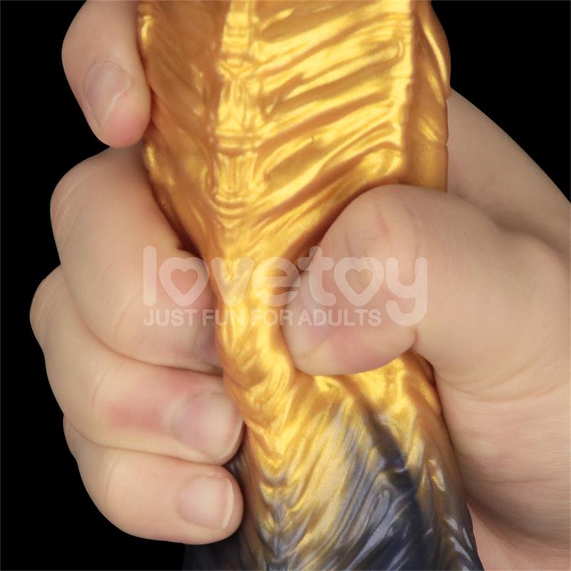 LOVETOY - DILDO INFLABLE SILICONA DUAL DENSITY 8