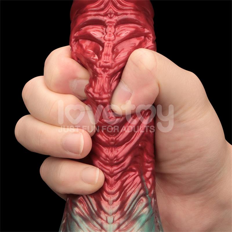 LOVETOY - DILDO INFLABLE SILICONA DUAL DENSITY 8