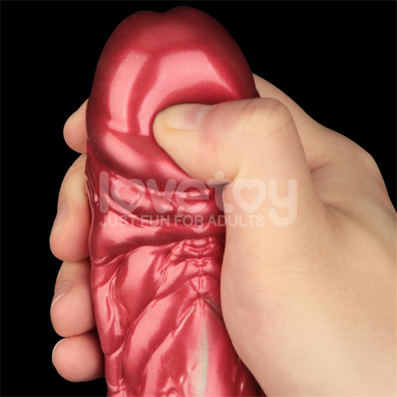 LOVETOY - DILDO INFLABLE SILICONA DUAL DENSITY 8
