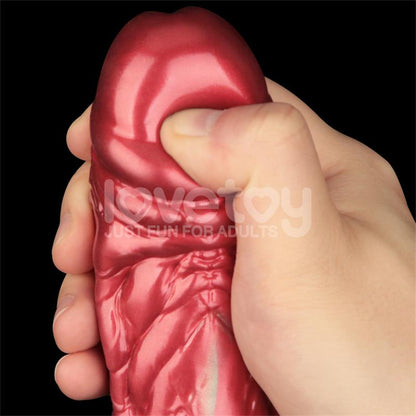 LOVETOY - DILDO INFLABLE SILICONA DUAL DENSITY 8