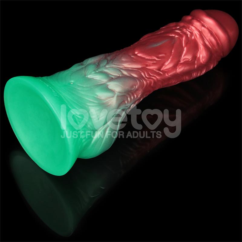 LOVETOY - DILDO INFLABLE SILICONA DUAL DENSITY 8