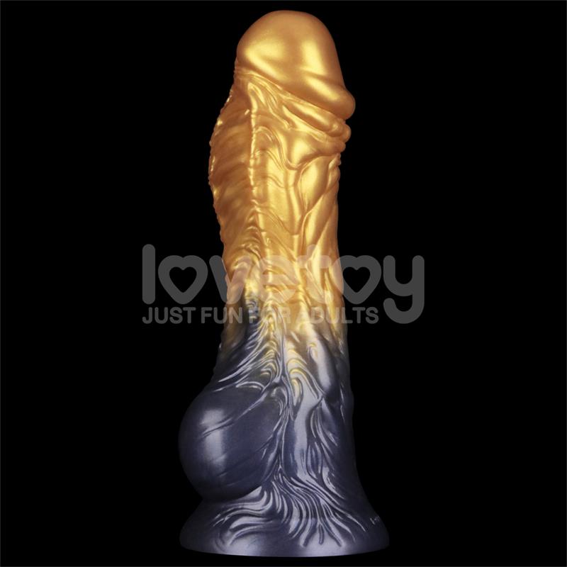 LOVETOY - DILDO INFLABLE SILICONA DUAL DENSITY 8