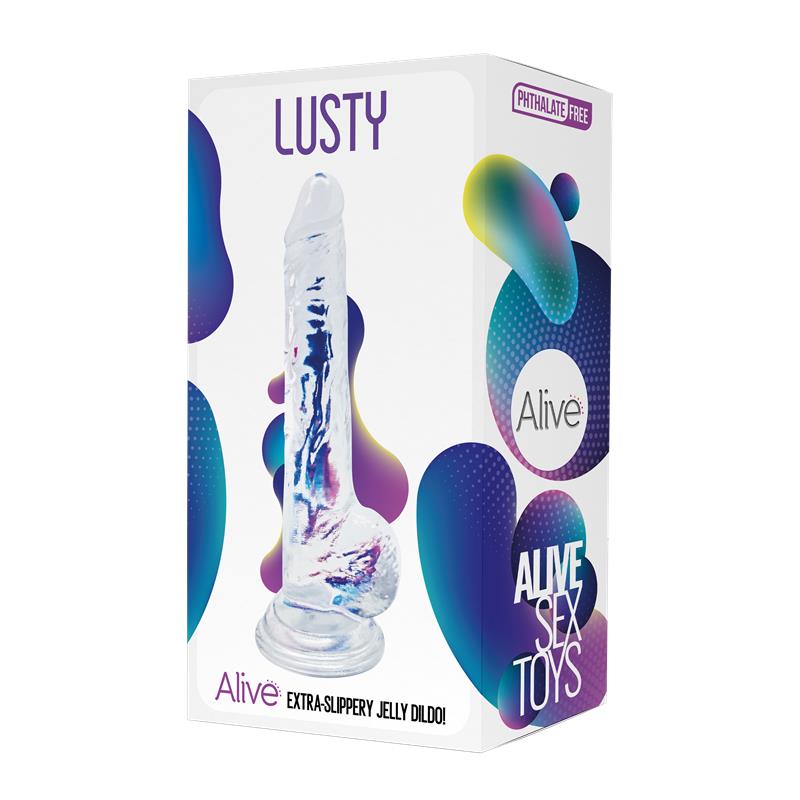 ALIVE - DILDO JELLY LUSTY 18 CM
