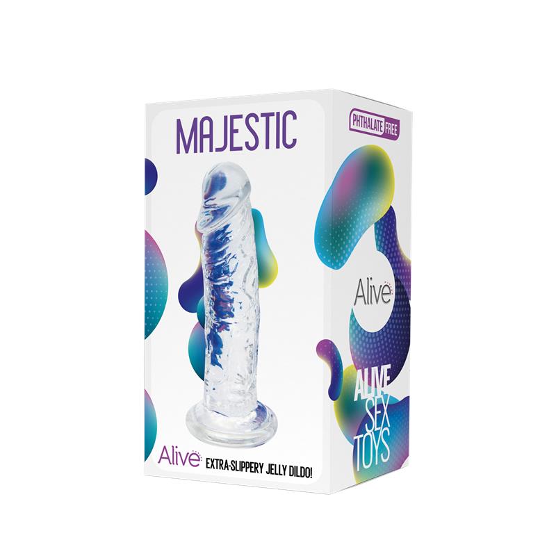 ALIVE - DILDO JELLY MAJESTIC 14.7 CM