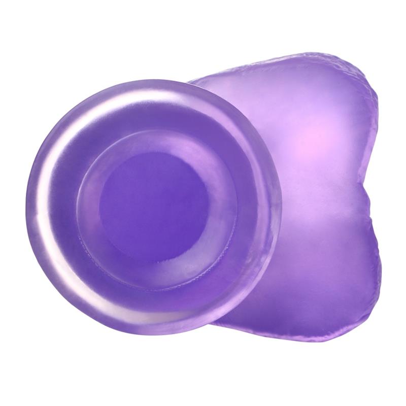LOVETOY - DILDO JELLY STUDS 6 PÚRPURA