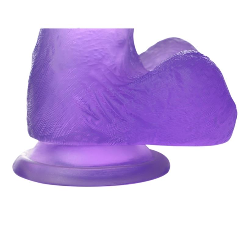 LOVETOY - DILDO JELLY STUDS 6 PÚRPURA