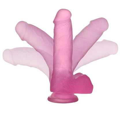 LOVETOY - DILDO JELLY STUDS 7 ROSA