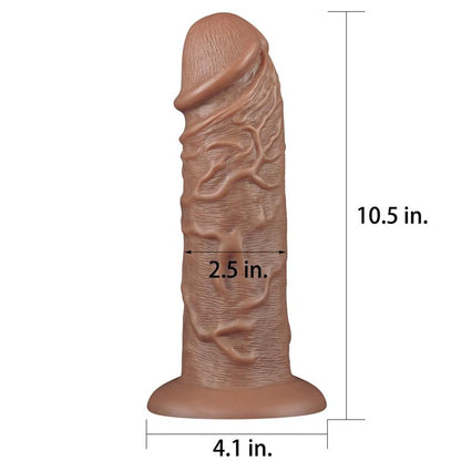LOVETOY - DILDO KING 10.5 MARRÓN