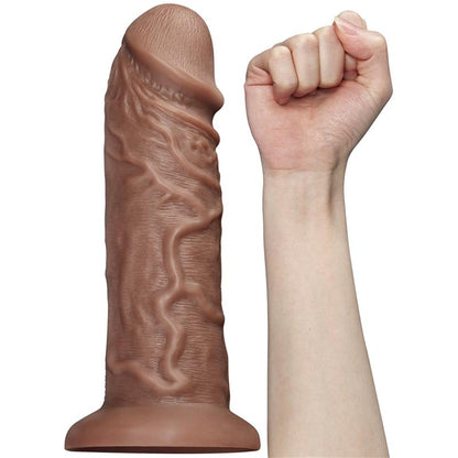 LOVETOY - DILDO KING 10.5 MARRÓN
