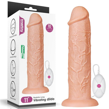 LOVETOY - DILDO KING 11 CON VIBRACIÓN NATURAL