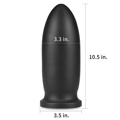 LOVETOY - DILDO KING SIZED ANAL BOMBER 9 NEGRO