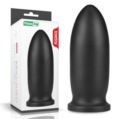 LOVETOY - DILDO KING SIZED ANAL BOMBER 9 NEGRO