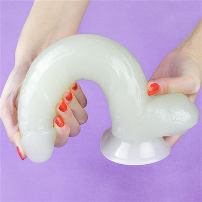 LOVETOY - DILDO LUMINO 10 LUZ AZUL