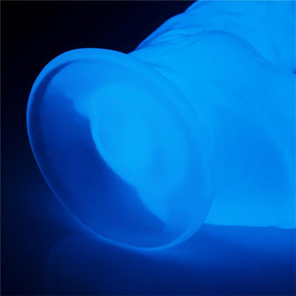 LOVETOY - DILDO LUMINO 10 LUZ AZUL