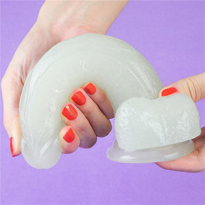 LOVETOY - DILDO LUMINO 7.5 LUZ AZUL