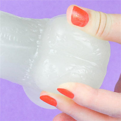 LOVETOY - DILDO LUMINO 7.5 LUZ AZUL
