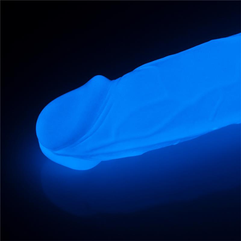 LOVETOY - DILDO LUMINO 7.5 LUZ AZUL