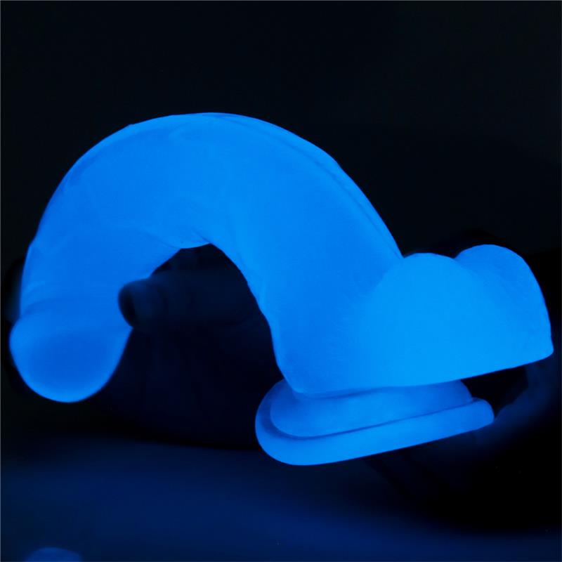 LOVETOY - DILDO LUMINO 7.5 LUZ AZUL