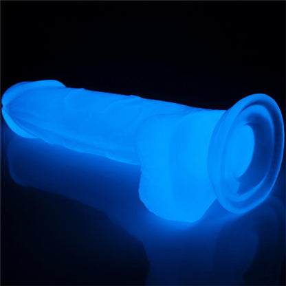 LOVETOY - DILDO LUMINO 7.5 LUZ AZUL