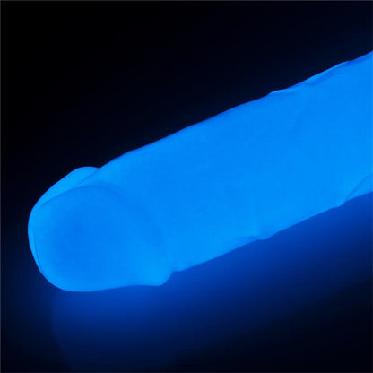 LOVETOY - DILDO LUMINO 8 LUZ AZUL