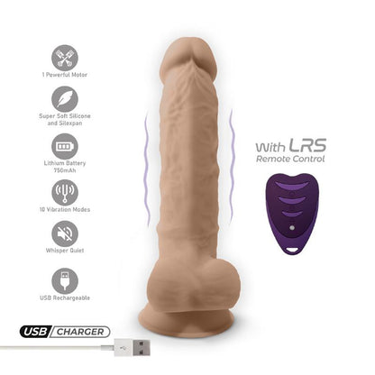 SILEXD - DILDO MOD. 1 - 8 ZD03 10 FUNCIONES CON CONTROL REMOTO