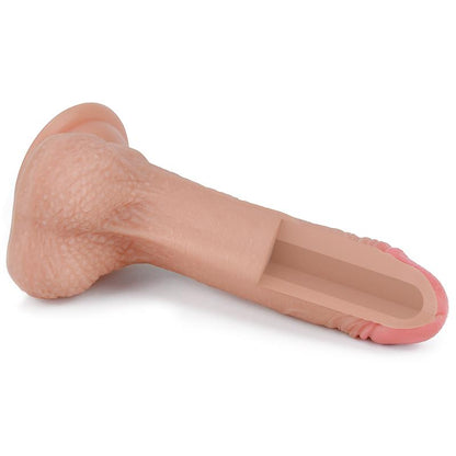 LOVETOY - DILDO NATURE 7 SILICONA LÍQUIDA NATURAL