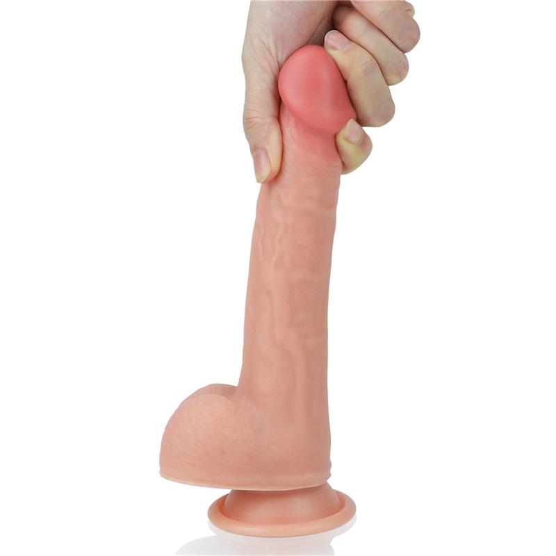 LOVETOY - DILDO NATURE 8 SILICONA LÍQUIDA NATURAL