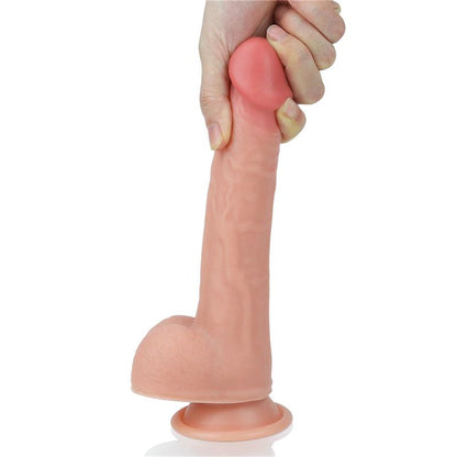 LOVETOY - DILDO NATURE 8 SILICONA LÍQUIDA NATURAL