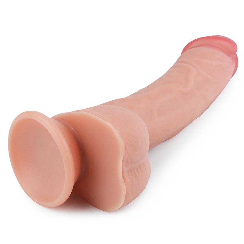 LOVETOY - DILDO NATURE 8 SILICONA LÍQUIDA NATURAL
