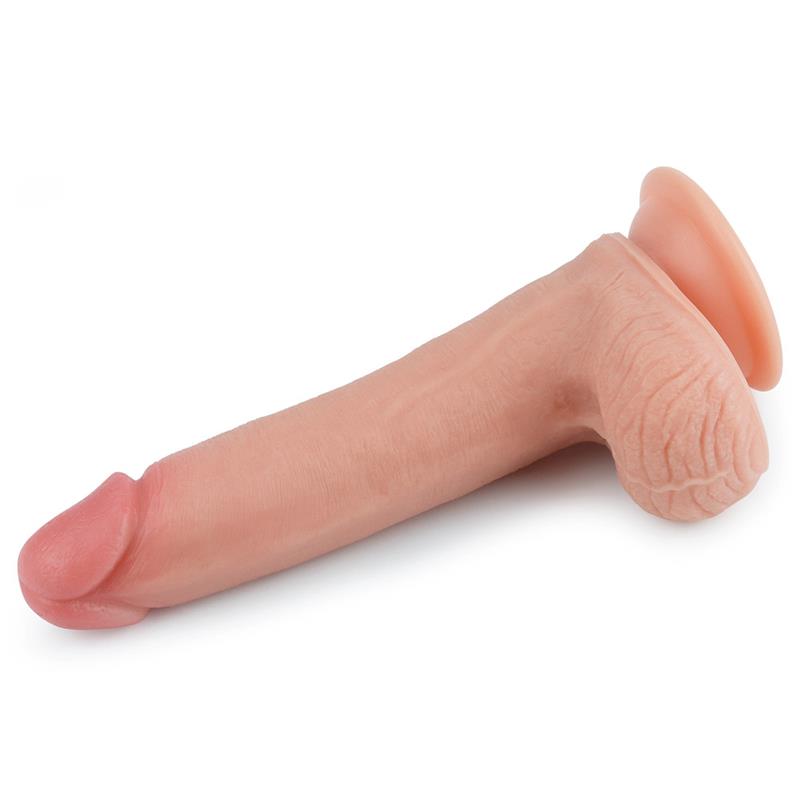 LOVETOY - DILDO NATURE 8 SILICONA LÍQUIDA NATURAL