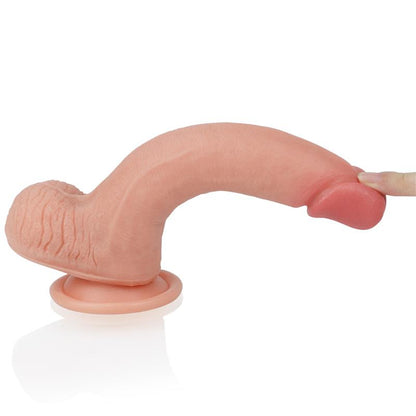 LOVETOY - DILDO NATURE 8 SILICONA LÍQUIDA NATURAL