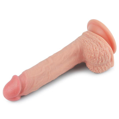 LOVETOY - DILDO NATURE 8.5 SILICONA LÍQUIDA NATURAL