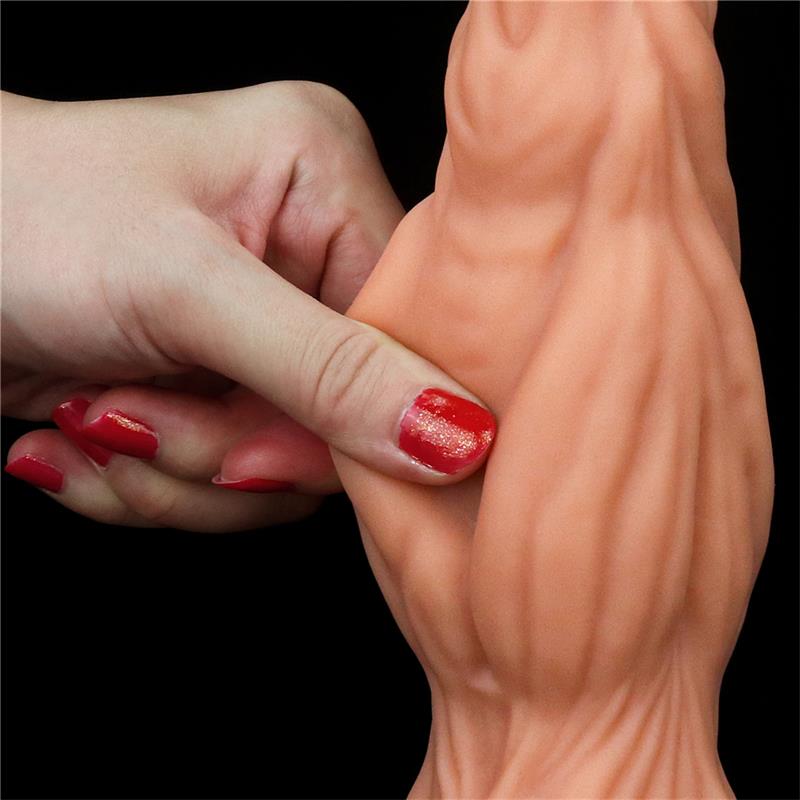 LOVETOY - DILDO NATURE 9.5 DUAL LAYER