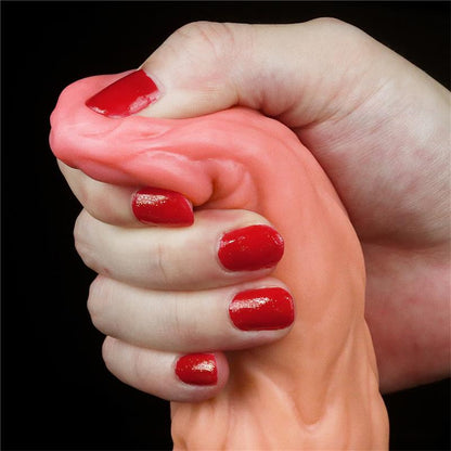 LOVETOY - DILDO NATURE 9.5 DUAL LAYER