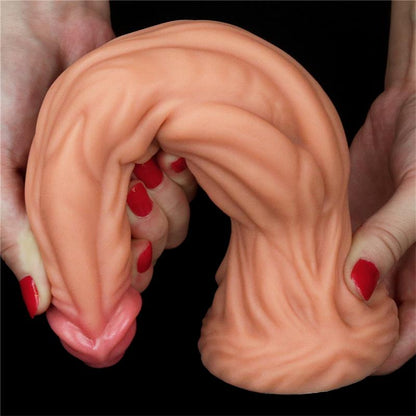 LOVETOY - DILDO NATURE 9.5 DUAL LAYER