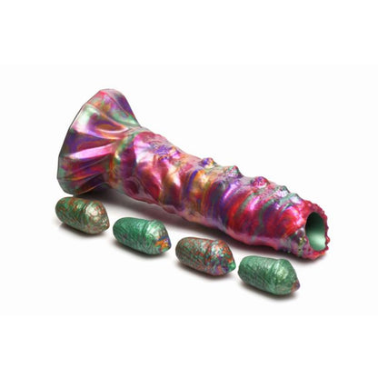 CREATURE COCKS - DILDO OVIPOSITOR CON 4 HUEVOS DE SILICONA 9
