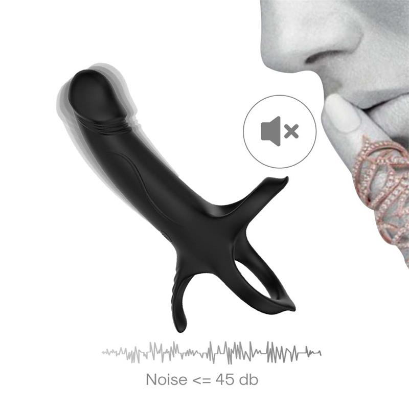 URBAN SKY - DILDO PARA PENETRACIÓN DOBLE CON VIBRACIÓN