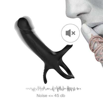 URBAN SKY - DILDO PARA PENETRACIÓN DOBLE CON VIBRACIÓN